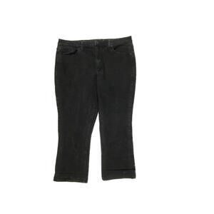 Universal Thread High Rise‎ Kick Boot Crop Women's size 16 Black Denim Jeans